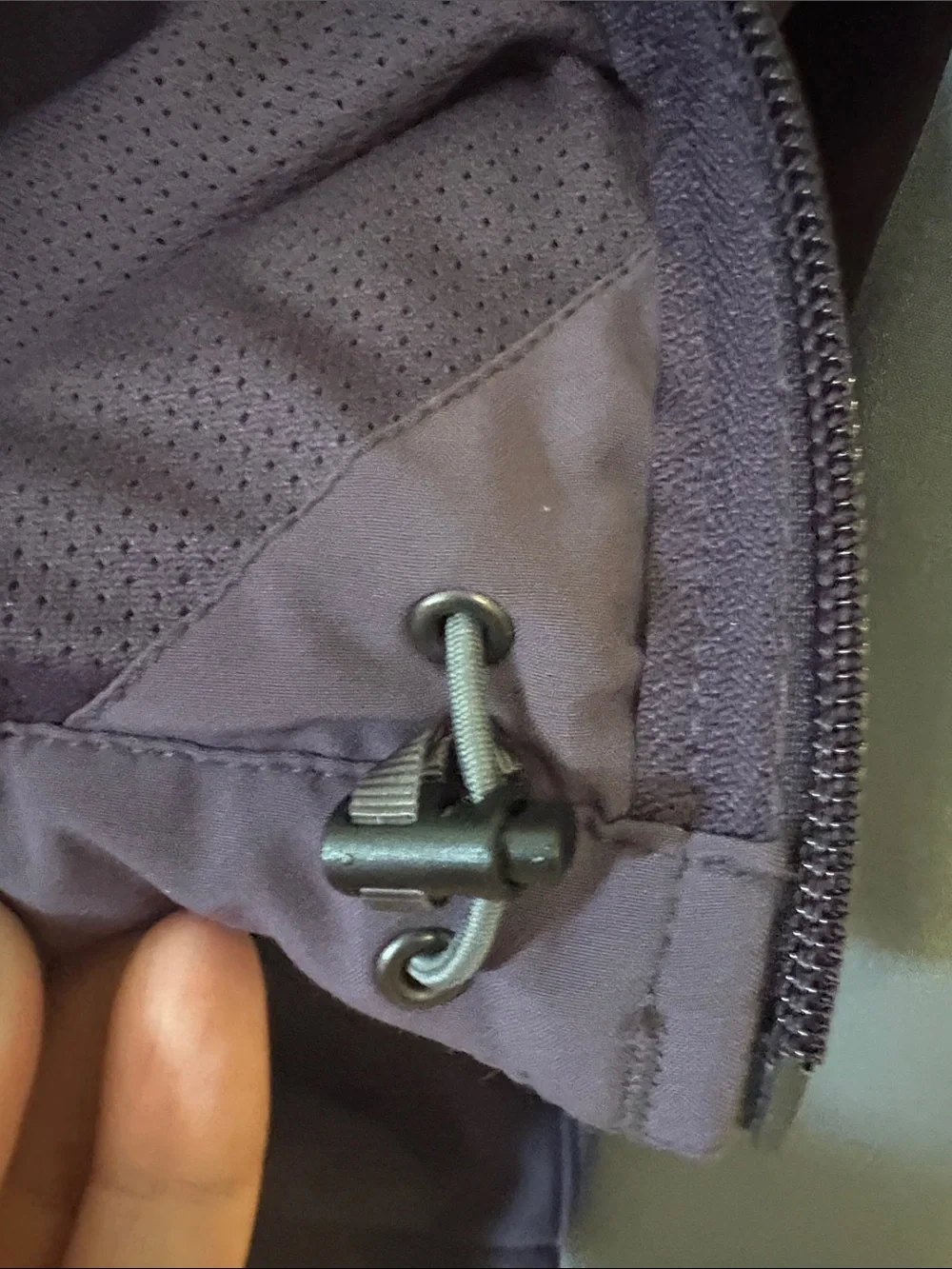 The North Face Men's Two-Tone Purple and Light Gray Softshell Jacket XXL